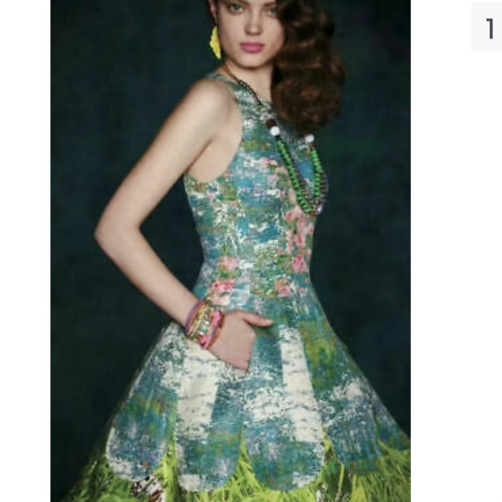 Very pretty Tracy Reese Impressionist Dress, size 12.